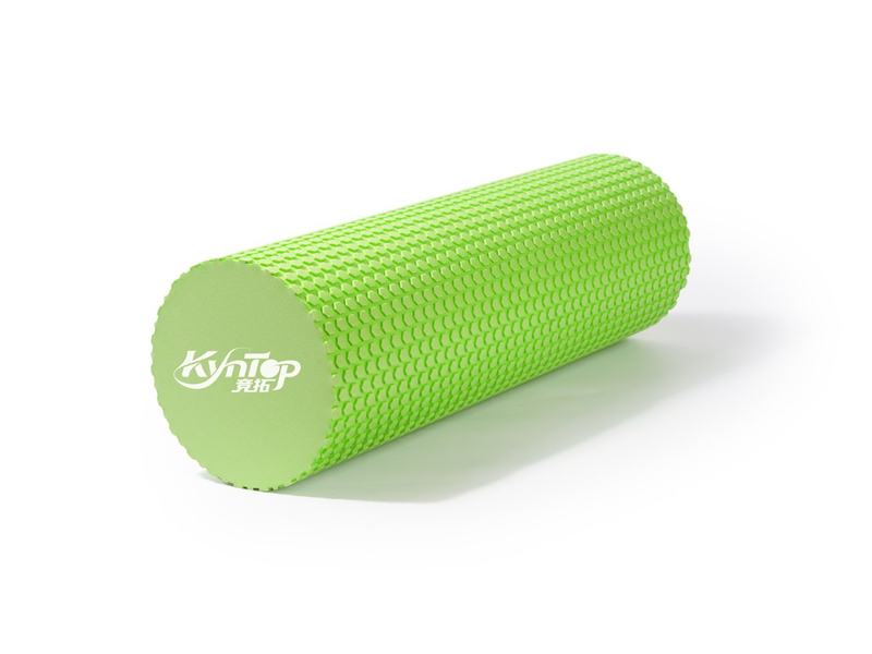Green Textured High-Density EVA Foam Roller for Muscle Recovery