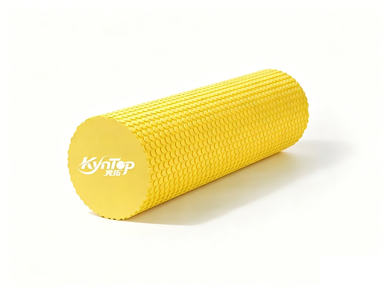 Yellow Color Textured EVA Foam Roller, China OEM / ODM Available