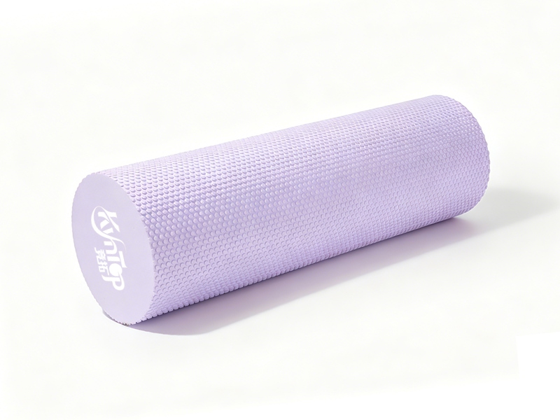 High Density EVA Foam Roller, Customized Light Purple Color Textured Surface